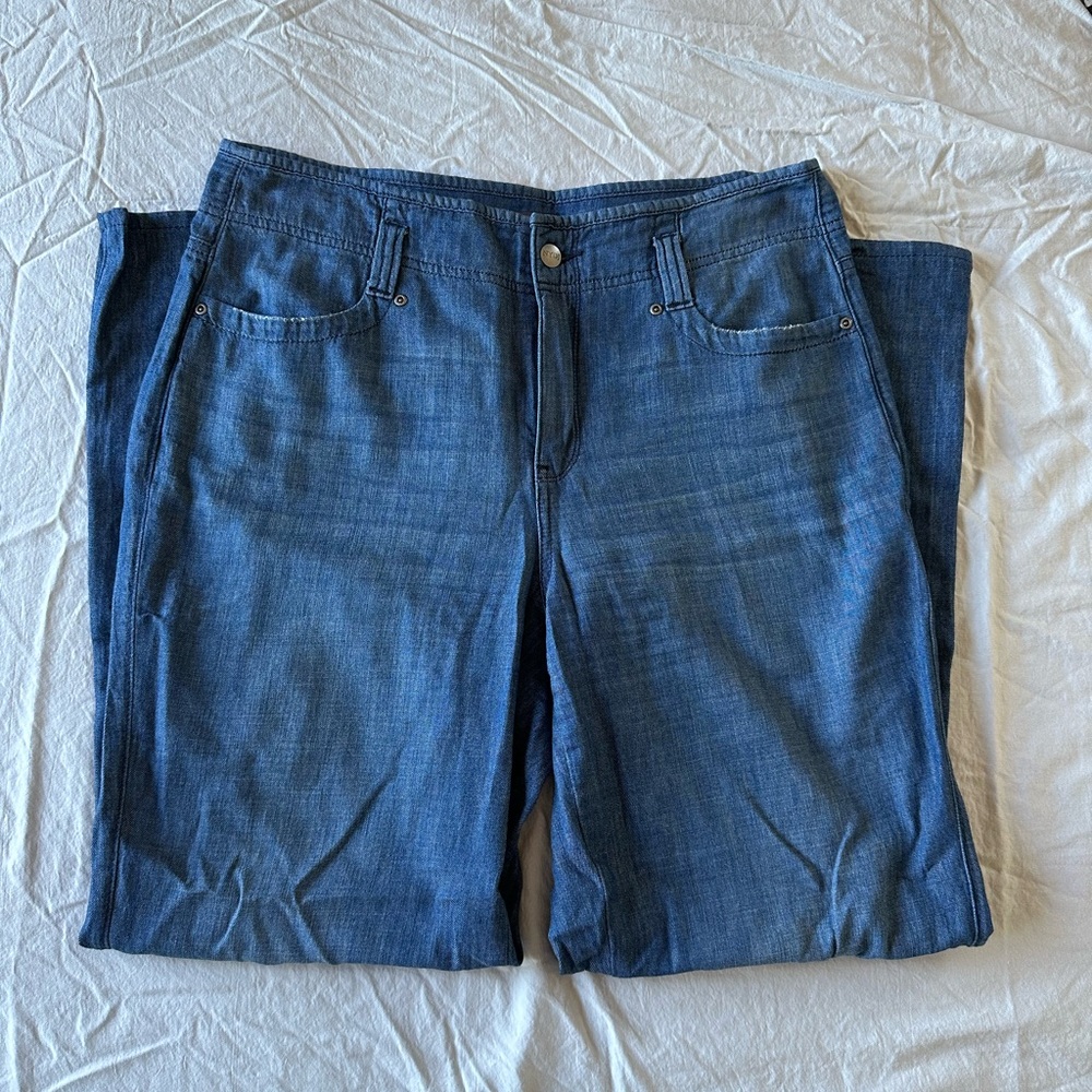 NYDJ Flare & Wide Leg Jeans in Deep Blue